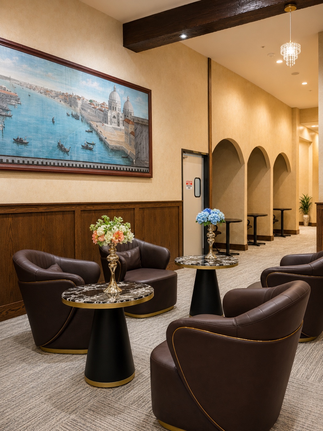 The members' lounge at 20 to 1 Social Club